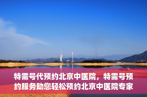 特需号代预约北京中医院，特需号预约服务助您轻松预约北京中医院专家号