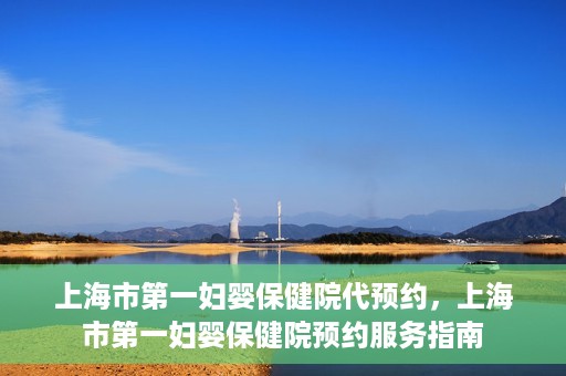 上海市第一妇婴保健院代预约，上海市第一妇婴保健院预约服务指南