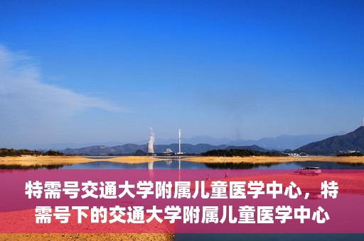 特需号交通大学附属儿童医学中心，特需号下的交通大学附属儿童医学中心，守护儿童健康的坚实后盾