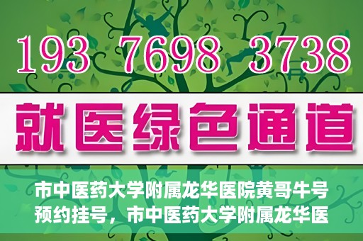 市中医药大学附属龙华医院黄哥牛号预约挂号，市中医药大学附属龙华医院黄哥牛号预约挂号攻略揭秘