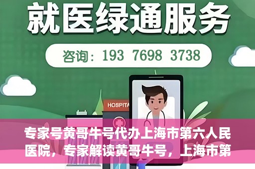 专家号黄哥牛号代办上海市第六人民医院，专家解读黄哥牛号，上海市第六人民医院代办服务深度解析
