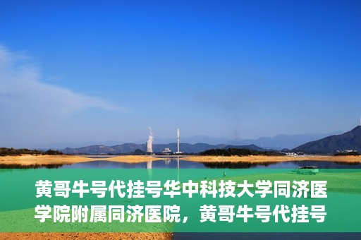 黄哥牛号代挂号华中科技大学同济医学院附属同济医院，黄哥牛号代挂号背后的同济医院就医故事