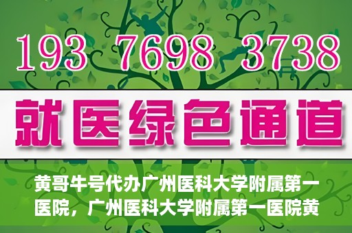 黄哥牛号代办广州医科大学附属第一医院，广州医科大学附属第一医院黄哥牛号代办服务