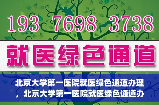北京大学第一医院就医绿色通道办理，北京大学第一医院就医绿色通道办理详解，打造顺畅就医体验