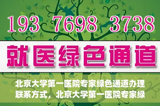 北京大学第一医院专家绿色通道办理联系方式，北京大学第一医院专家绿色通道办理指南，快速联系专家团队的方法