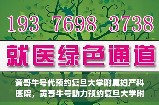黄哥牛号代预约复旦大学附属妇产科医院，黄哥牛号助力预约复旦大学附属妇产科医院，一站式便捷服务开启预约新纪元
