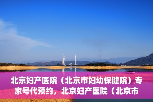 北京妇产医院（北京市妇幼保健院）专家号代预约，北京妇产医院（北京市妇幼保健院）专家号预约服务解析