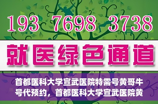 首都医科大学宣武医院特需号黄哥牛号代预约，首都医科大学宣武医院黄哥特需号预约攻略，专业代预约服务解析