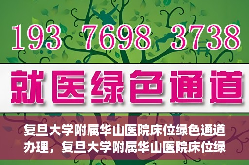 复旦大学附属华山医院床位绿色通道办理，复旦大学附属华山医院床位绿色通道办理详解与攻略