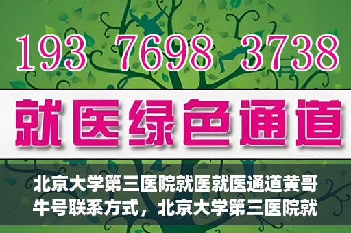 北京大学第三医院就医就医通道黄哥牛号联系方式，北京大学第三医院就医通道详解，黄哥牛号联系方式揭秘