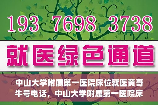 中山大学附属第一医院床位就医黄哥牛号电话，中山大学附属第一医院床位预约就医攻略，黄哥牛号电话全解析