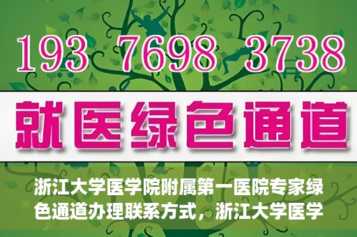 浙江大学医学院附属第一医院专家绿色通道办理联系方式，浙江大学医学院附属第一医院专家绿色通道办理指南，快速联系专家团队的方法与联系方式揭秘