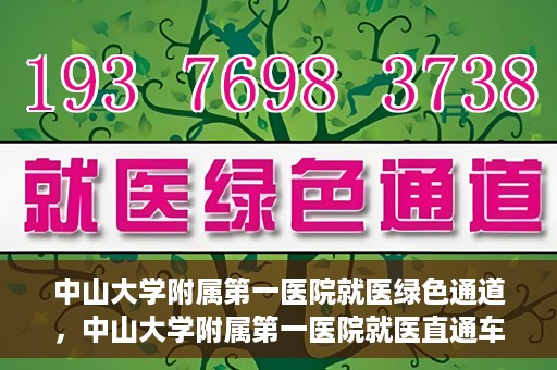 中山大学附属第一医院就医绿色通道，中山大学附属第一医院就医直通车绿色通道