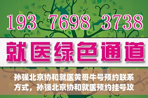 孙强北京协和就医黄哥牛号预约联系方式，孙强北京协和就医预约挂号攻略，黄哥牛号联系方式揭秘
