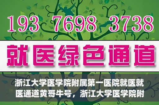 浙江大学医学院附属第一医院就医就医通道黄哥牛号，浙江大学医学院附属第一医院就医通道，黄哥牛号助您轻松挂号就医