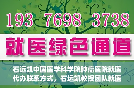 石远凯中国医学科学院肿瘤医院就医代办联系方式，石远凯教授团队就医咨询与代办服务联系方式——中国医学科学院肿瘤医院指南
