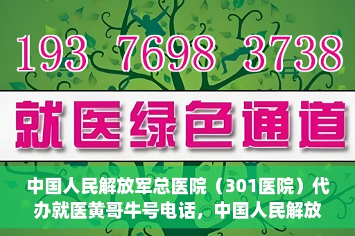 中国人民解放军总医院（301医院）代办就医黄哥牛号电话，中国人民解放军总医院（301医院）黄哥就医助手热线解析