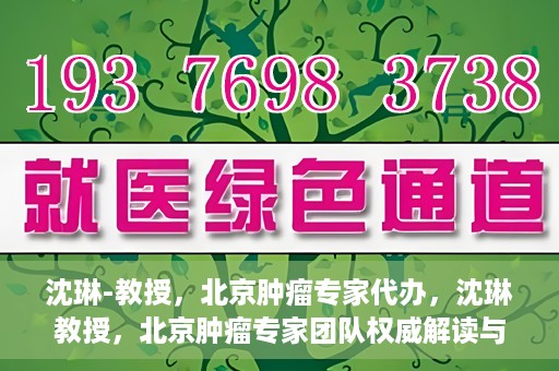 沈琳-教授，北京肿瘤专家代办，沈琳教授，北京肿瘤专家团队权威解读与代办服务解析