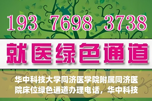 华中科技大学同济医学院附属同济医院床位绿色通道办理电话，华中科技大学同济医院床位绿色通道咨询热线
