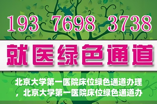 北京大学第一医院床位绿色通道办理，北京大学第一医院床位绿色通道办理详解，快速入院攻略