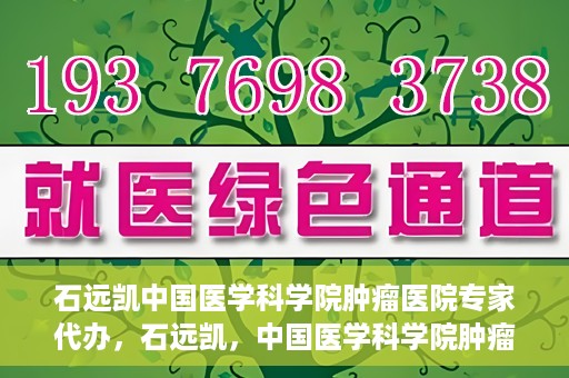 石远凯中国医学科学院肿瘤医院专家代办，石远凯，中国医学科学院肿瘤医院权威专家解读代办服务秘籍