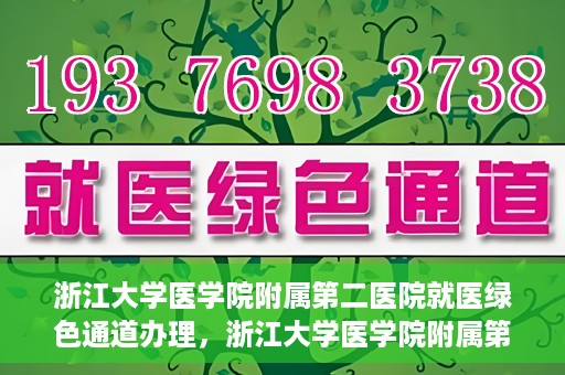 浙江大学医学院附属第二医院就医绿色通道办理，浙江大学医学院附属第二医院就医绿色通道办理详解与指南