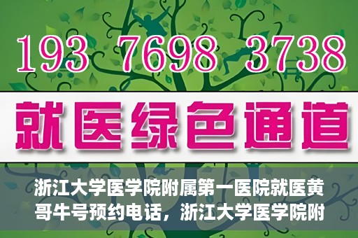 浙江大学医学院附属第一医院就医黄哥牛号预约电话，浙江大学医学院附属第一医院就医预约电话及黄哥牛号预约指南