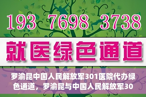 罗渝昆中国人民解放军301医院代办绿色通道，罗渝昆与中国人民解放军301医院绿色通道代办服务揭秘