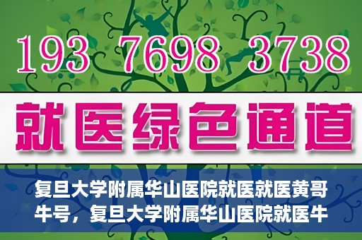 复旦大学附属华山医院就医就医黄哥牛号，复旦大学附属华山医院就医牛号，黄哥的健康守护之路