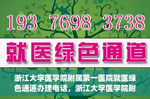 浙江大学医学院附属第一医院就医绿色通道办理电话，浙江大学医学院附属第一医院就医绿色通道服务热线电话解析及办理指南