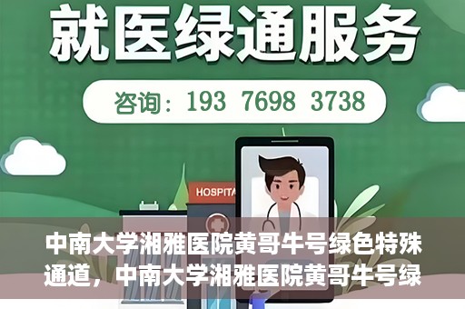中南大学湘雅医院黄哥牛号绿色特殊通道，中南大学湘雅医院黄哥牛号绿色特殊通道，医疗服务的创新实践与人文关怀的体现