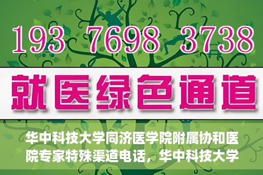 华中科技大学同济医学院附属协和医院专家特殊渠道电话，华中科技大学同济医学院附属协和医院专家特殊渠道专线电话揭秘
