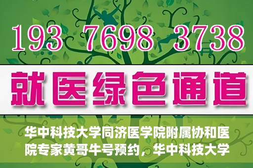 华中科技大学同济医学院附属协和医院专家黄哥牛号预约，华中科技大学同济医学院附属协和医院专家黄哥牛预约挂号指南