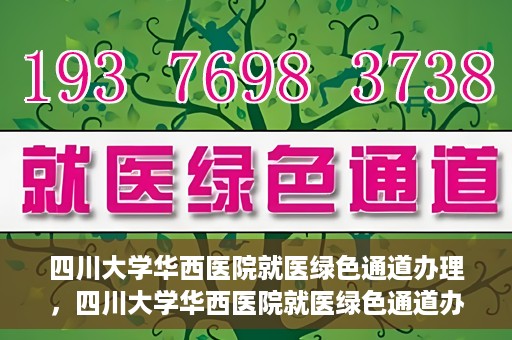 四川大学华西医院就医绿色通道办理，四川大学华西医院就医绿色通道办理详解，一站式解决您的就医难题！