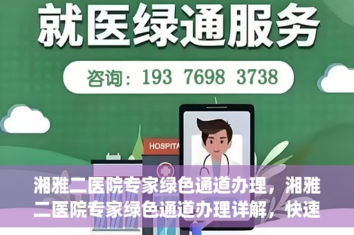 湘雅二医院专家绿色通道办理，湘雅二医院专家绿色通道办理详解，快速就医新途径揭秘
