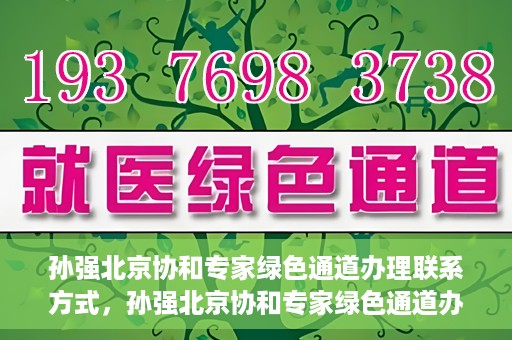 孙强北京协和专家绿色通道办理联系方式，孙强北京协和专家绿色通道办理指南，一键联系，轻松就医！