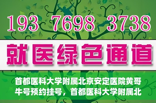 首都医科大学附属北京安定医院黄哥牛号预约挂号，首都医科大学附属北京安定医院黄哥牛号预约挂号指南