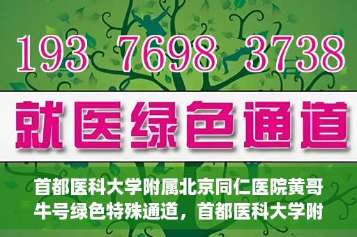 首都医科大学附属北京同仁医院黄哥牛号绿色特殊通道，首都医科大学附属北京同仁医院黄哥牛号，绿色特殊通道开启健康之门