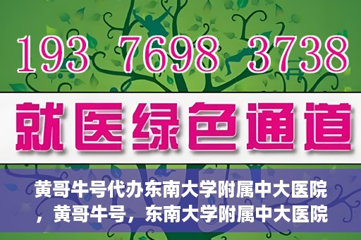 黄哥牛号代办东南大学附属中大医院，黄哥牛号，东南大学附属中大医院代办服务