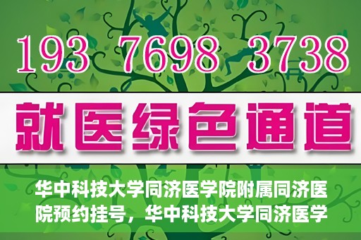华中科技大学同济医学院附属同济医院预约挂号，华中科技大学同济医学院附属同济医院预约挂号指南