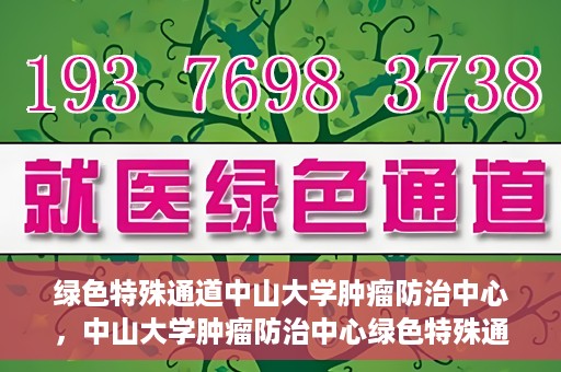 绿色特殊通道中山大学肿瘤防治中心，中山大学肿瘤防治中心绿色特殊通道，守护生命之光