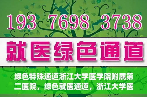 绿色特殊通道浙江大学医学院附属第二医院，绿色就医通道，浙江大学医学院附属第二医院的探索与实践
