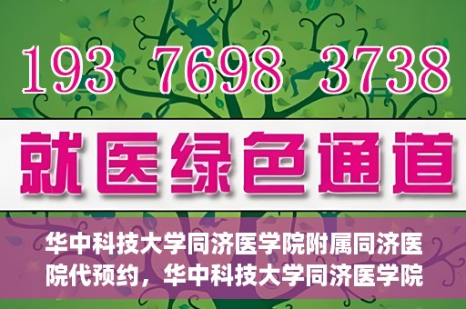 华中科技大学同济医学院附属同济医院代预约，华中科技大学同济医学院附属同济医院便捷预约服务解析