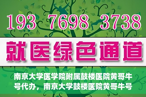南京大学医学院附属鼓楼医院黄哥牛号代办，南京大学鼓楼医院黄哥牛号代办，就医新选择与信赖之选