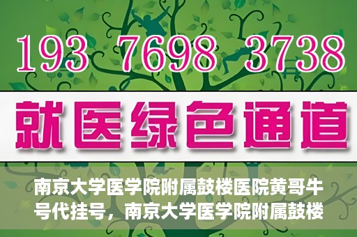 南京大学医学院附属鼓楼医院黄哥牛号代挂号，南京大学医学院附属鼓楼医院黄哥牛号代挂号解析，专业解读与预约攻略
