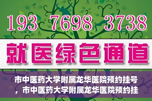 市中医药大学附属龙华医院预约挂号，市中医药大学附属龙华医院预约挂号攻略，一站式解决您的挂号难题