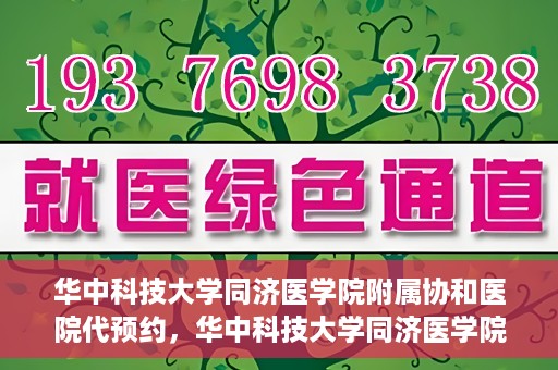 华中科技大学同济医学院附属协和医院代预约，华中科技大学同济医学院附属协和医院便捷代预约服务解析