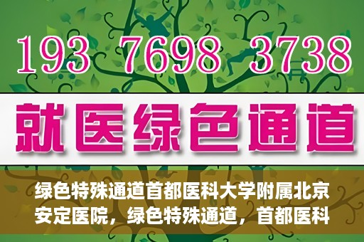 绿色特殊通道首都医科大学附属北京安定医院，绿色特殊通道，首都医科大学附属北京安定医院的探索与实践