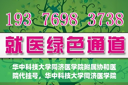 华中科技大学同济医学院附属协和医院代挂号，华中科技大学同济医学院附属协和医院代挂号服务详解