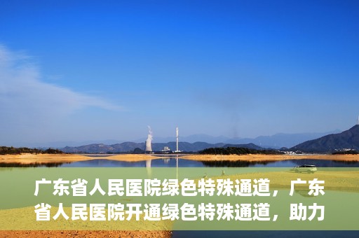 广东省人民医院绿色特殊通道，广东省人民医院开通绿色特殊通道，助力健康广东建设